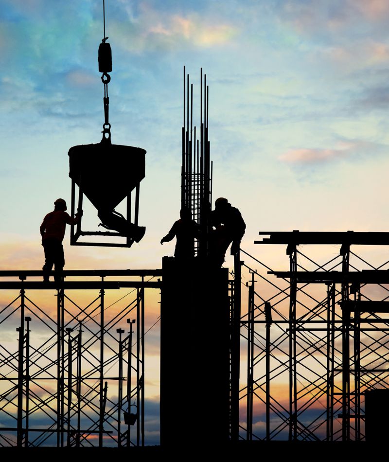 construction silhouette